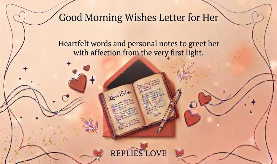 Write the Perfect Good Morning Wishes Letter for Her 2 Good Morning Wishes Letter for Her