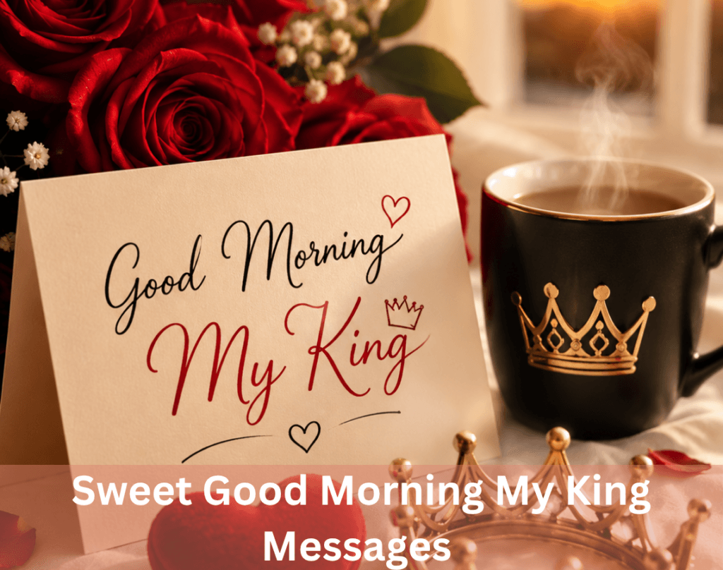 Good Morning My King Messages to Make Him Feel Special 4 Sweet Good Morning My King Messages