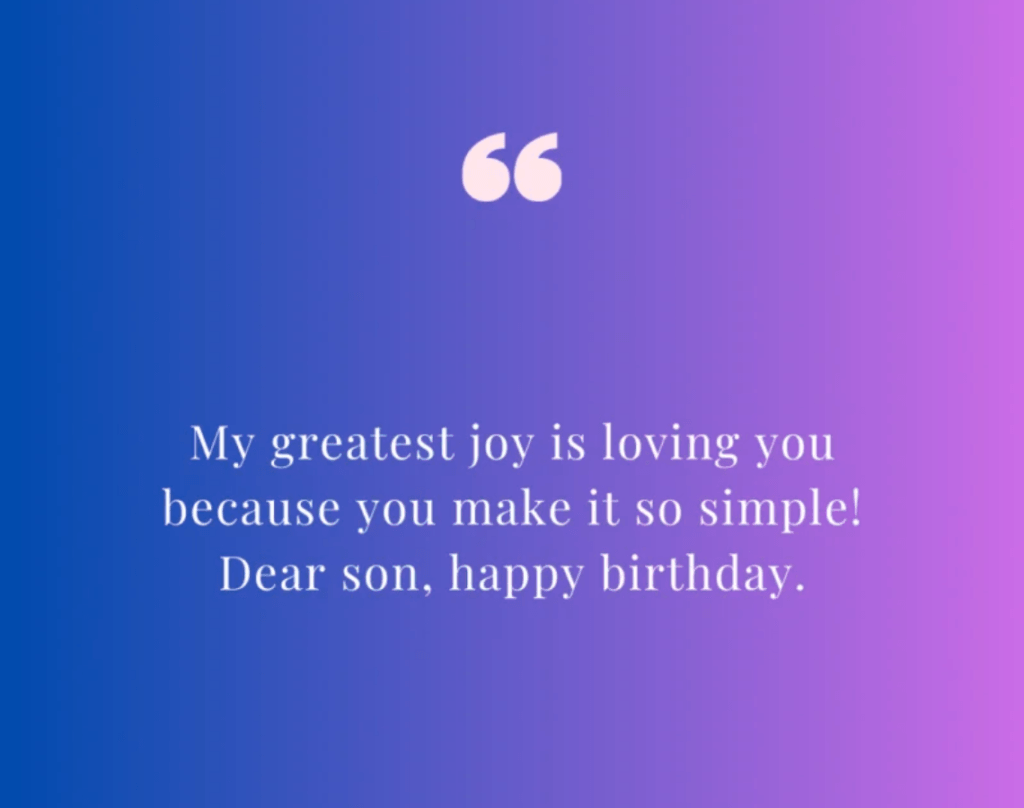 Birthday Wishes for a Married Grown Son