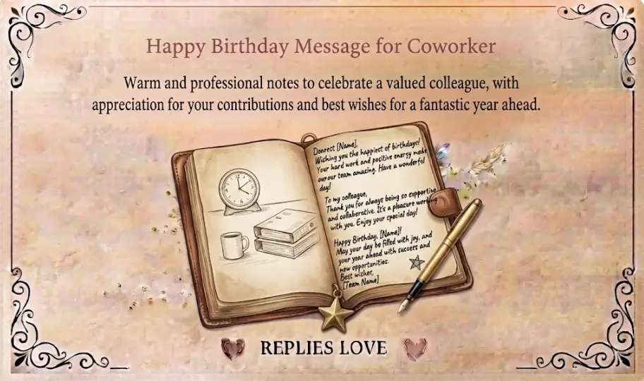 Home 7 Happy Birthday Messages for Coworker That Makes Them Smile