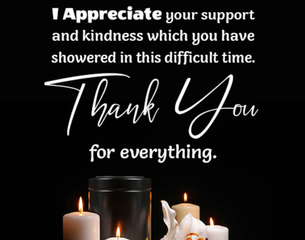 Funeral Thank You Message From Family: Grateful Thanks 3 Simple Funeral Thank You Messages from Family