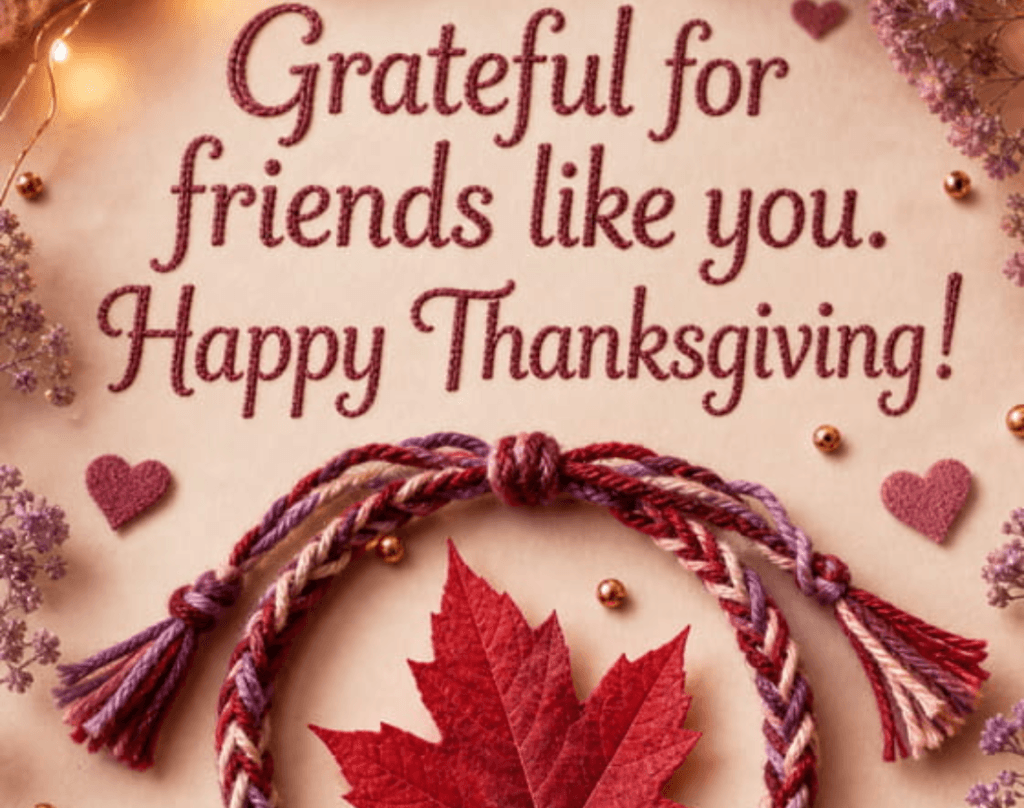 Thanksgiving Messages to Friends